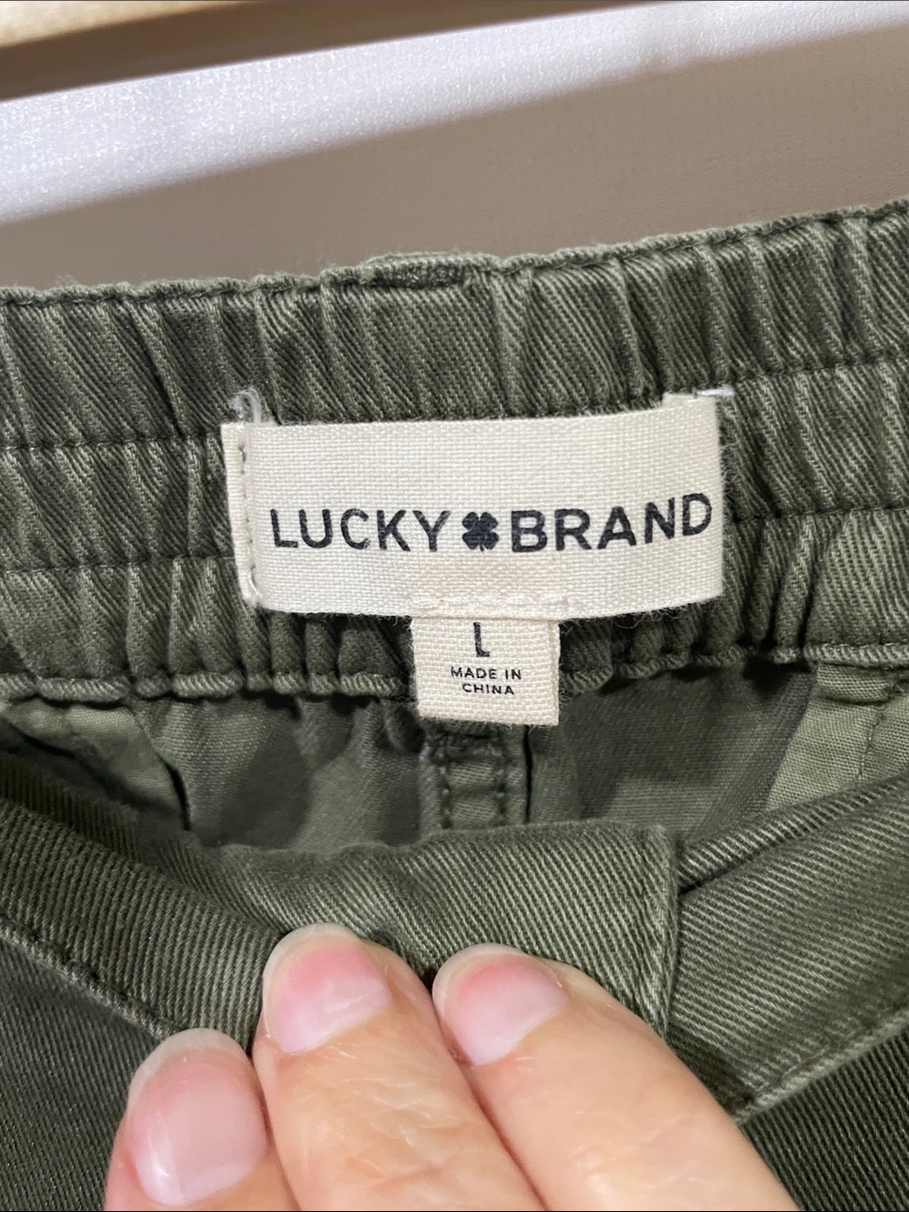 Lucky Brand Olive Green Women's Cargo Pants - Picture 2 of 3